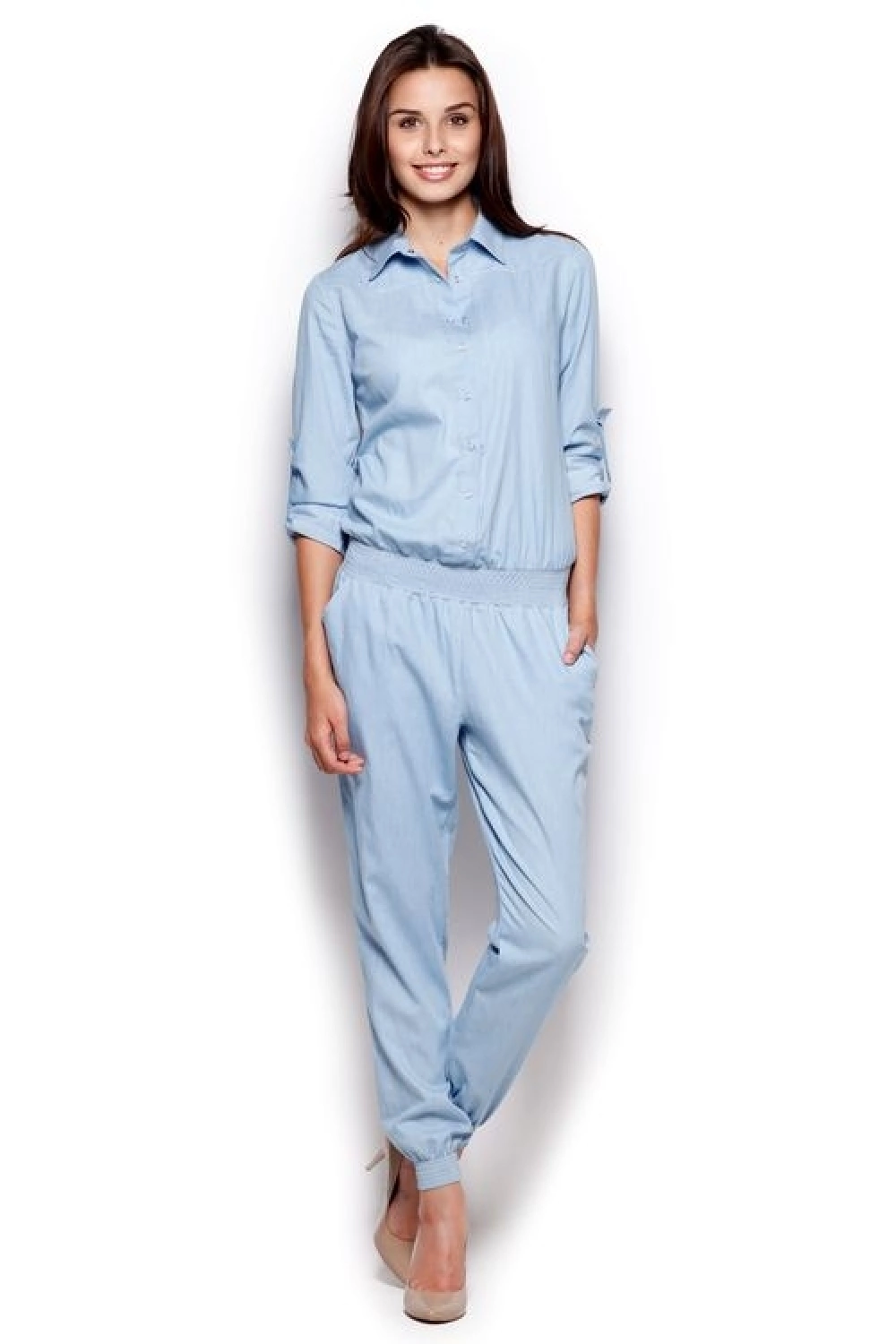 Kombinezon damski M314 light blue